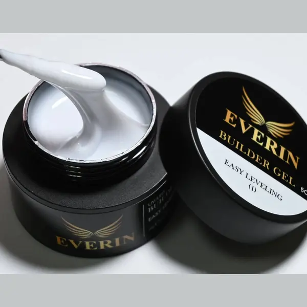 Everin Builder Gel Easy Leveling 01 – Gel de construcție autonivelant alb lăptos 15g