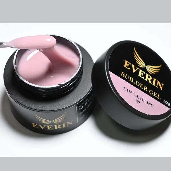 Everin Builder Gel Easy Leveling 09 – Gel Construcție Autonivelant 50g (Cover Milky Lilac)