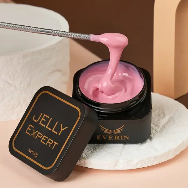 Everin Jelly Expert 50g 06 – Gel Jelly Cover Roz Intens pentru Unghii Elegante