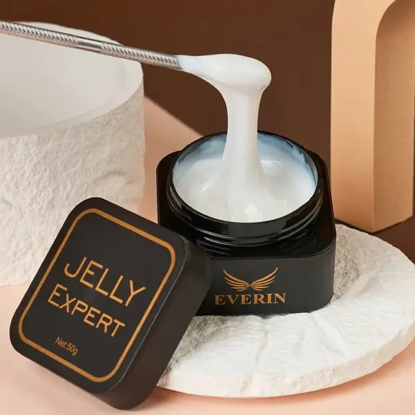 Everin Jelly Expert 50g 10 Milky White – Gel Jelly Alb Lăptos Intens Profesional