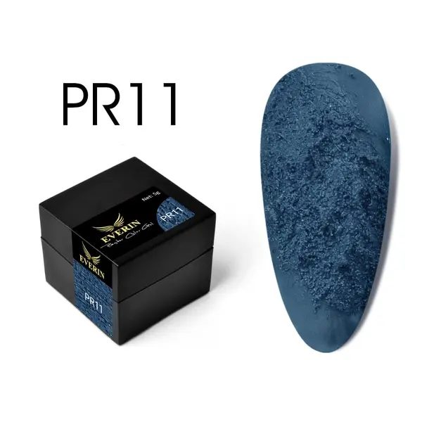 Everin Plaster Color Gel PR11 – Gel color cu efect texturat albastru închis (5g)