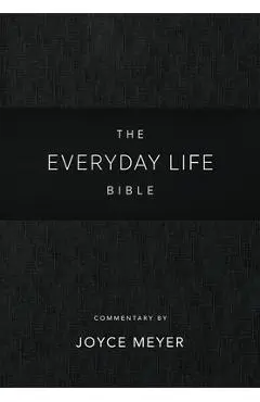 Everyday Life Bible: Black Leatherluxe(r): The Power of God's Word for Everyday Living - Joyce Meyer