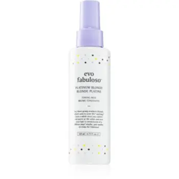 EVO Fabuloso Platinum Blonde Ton Mist spray pentru păr neutralizeaza tonurile de galben