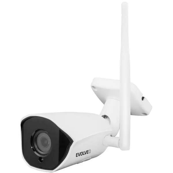 Evolveo Camera de securitate, EVOLVEO Detective WIP 2M SMART, WiFI IP Camera, Inregistrare Full HD 1920x1080p 30fps, Senzor CMOS de 2MPx, IR invizibil lumina de noapte invizibila 24 LED, Suporta carduri micro SD de pana la 128GB