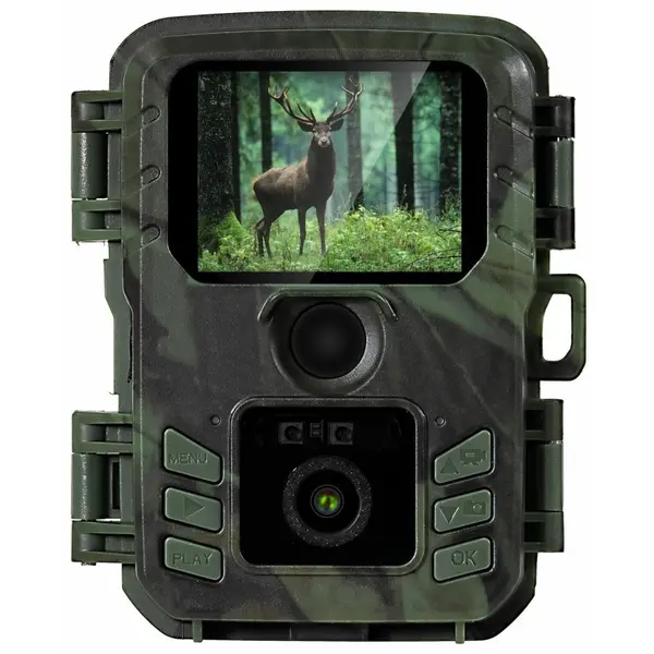 Evolveo Camera de vanatoare Evolveo StrongVision Mini LCD, 4k, IP65 pentru toate anotimpurile, raspuns rapid (0,5 secunde), suporta pana la 256GB card SD, Negru-Verde