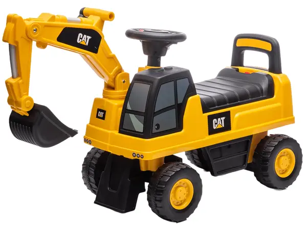 Excavator cu împingere Chipolino - CAT, galben