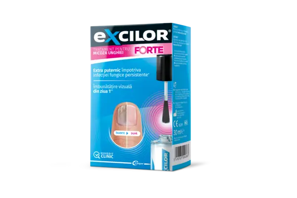 Excilor Forte pentru infectia fungica a unghiei, 30ml, Excilor