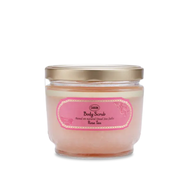 Exfoliant pentru corp Rose Tea, 600g, Sabon