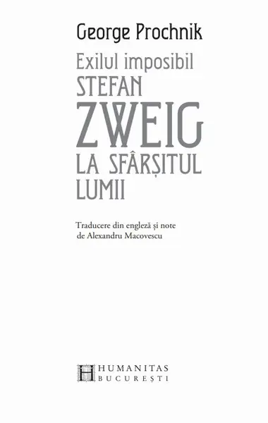 Exilul imposibil | George Prochnik