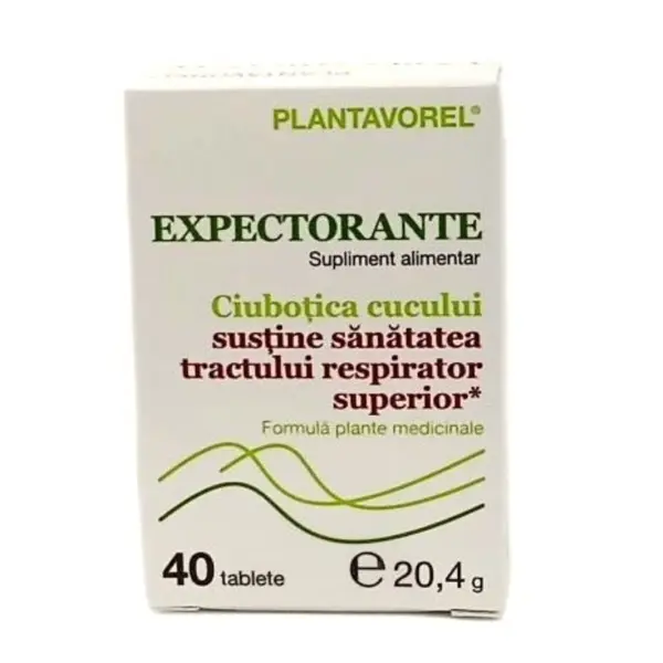 Expectorante, 40 tablete, Plantavorel