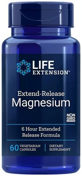 Extend-Release Magnesium, 250 mg, 60 capsule vege, Life Extension
