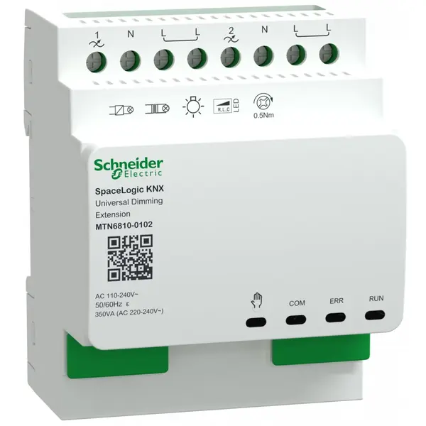 Extensie actuator dimare, 2 canale SpaceLogic KNX Schneider MTN6810-0102