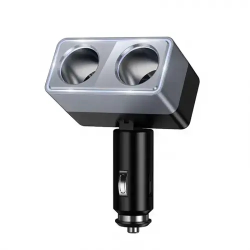 Extensie Bricheta HOCO Z65, 240W, 2 Iesiri (Gri)