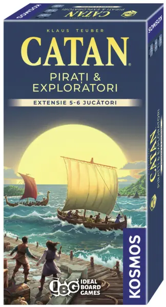 Extensie - Catan - Pirati & Exploratori (5-6 jucatori) (Editia 2025) | Kosmos