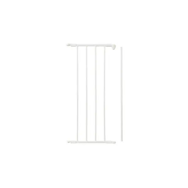 Extensie combinată pentru perete despărțitor BabyDan - Alb, 33 cm