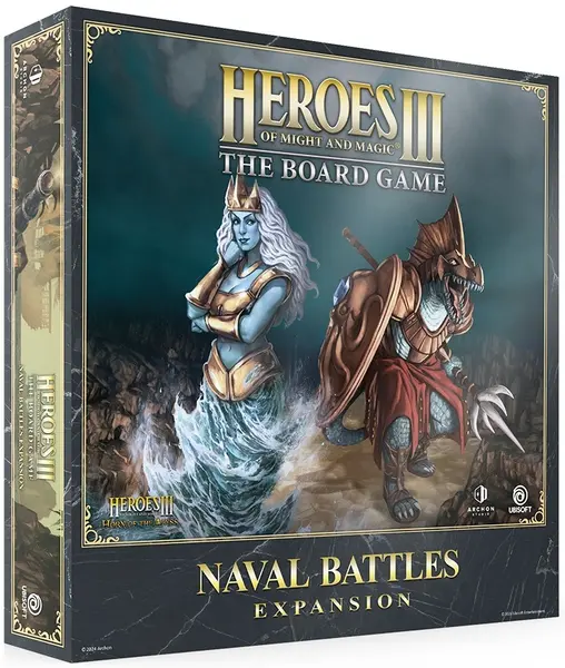 Extensie de joc de societate Heroes of Might and Magic III: The Board Game - Naval Battles