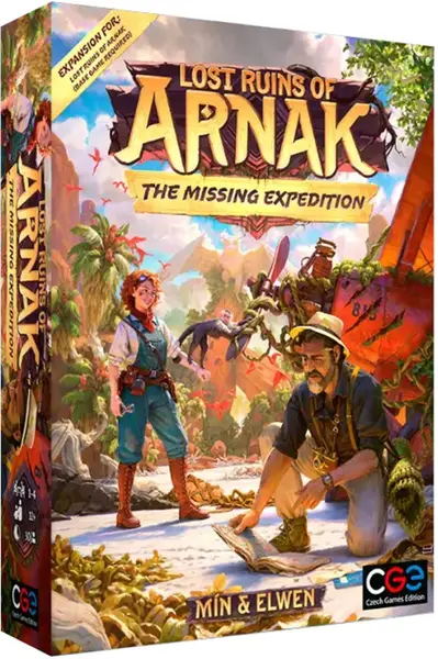Extensie pentru jocul de societate Lost Ruins Of Arnak: The Missing Expedition