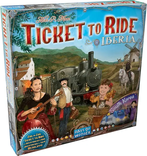 Extensie pentru jocul de societate Ticket to Ride Map Collection 8: Iberia & South Korea