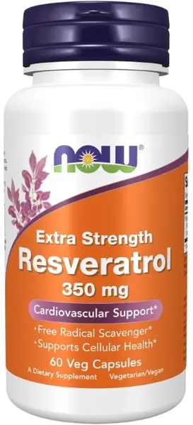 Extra Strength Resveratrol, 60 capsule, Now