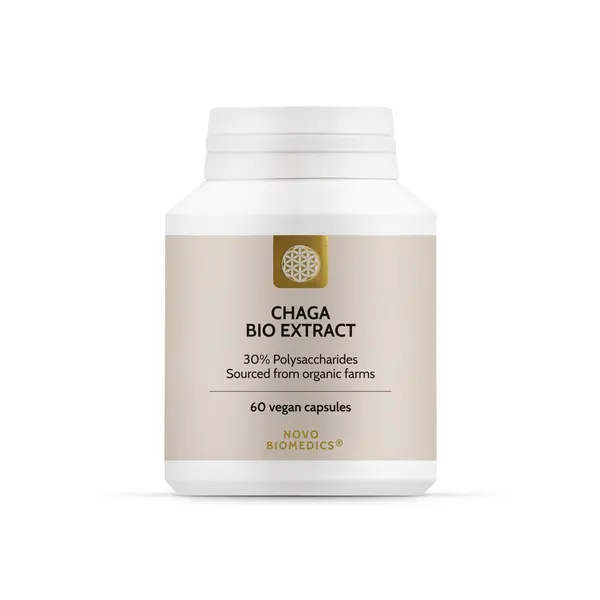 Extract de ciuperci Chaga Bio, 60 capsule, Novo Biomedics