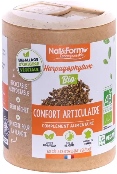 Extract de gheara-diavolului, 60 capsule, Nat&Form