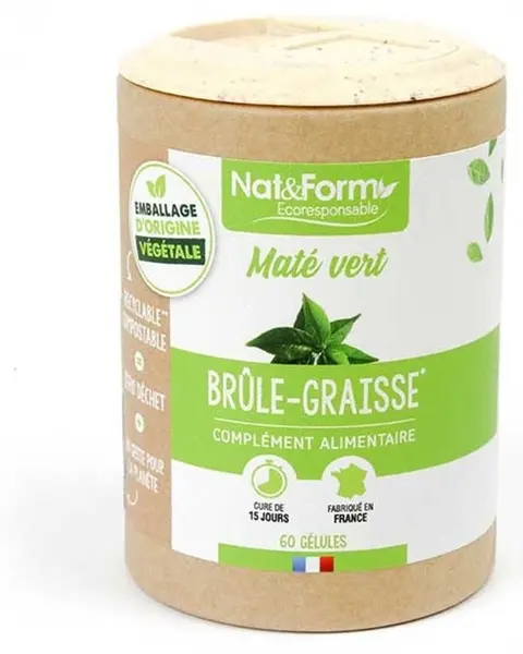 Extract de mate, 60 capsule, Nat&Form