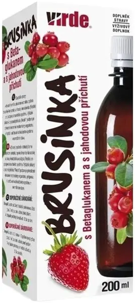 Extract din afine roșii + Beta-glucani din reishi, 200 ml, Virde
