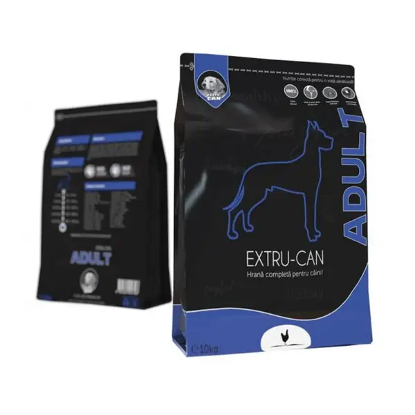 EXTRU-CAN Adult, Pui, hrană uscată câini, 10kg 10kg