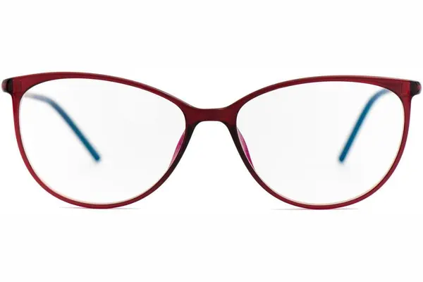 Eyerim Studio Elara Red blue-light [non-prescription] + Clip-on Polarized