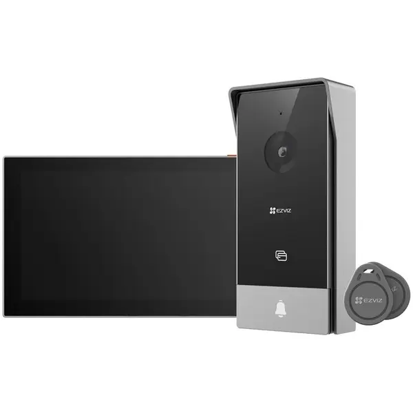 EZVIZ Set videointerfon Ezviz CS-HP5-R100-1W2TFC, 2MP, 7 inch, Argintiu