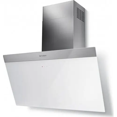 Faber Hota decorativa Faber DAISY EG6 LED, WH A80, 510 m3h, 145 W, 80 cm, Alb Argintiu