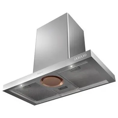 Faber Hota decorativa, T, Faber, LUFT X A60 FABER, 60 cm, 720 m3h, 66 dB, 1 motor, filtru metalic, clasa A, Touch, LED2, Steam OFF, Inox, 325.0482.910