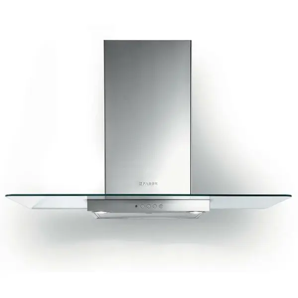 Faber Hota decorativa, T, Faber, NICE LED SRM X/V A60, 60 cm, 420 m3h, 66 dB, 1 motor, filtru aluminiu, clasa C, butoane push, LED2, , Inox-Sticla, 325.0557.681