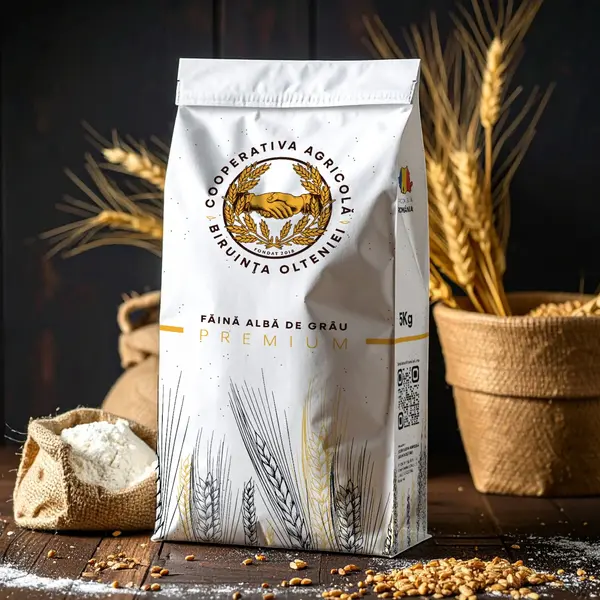 Făină albă de grâu PREMIUM - 5 KG