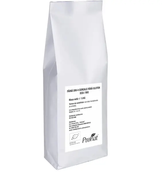 Faina BIO din patru cereale natural fara gluten, 5kg