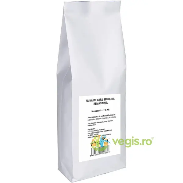 Faina de Grau Dur Semolina Remacinata 5kg