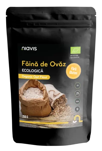Faina de ovaz fara gluten Eco, 250g, Niavis