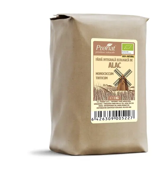 Faina integrala de Alac Bio Monococcum Triticum, 1 kg Einkorn