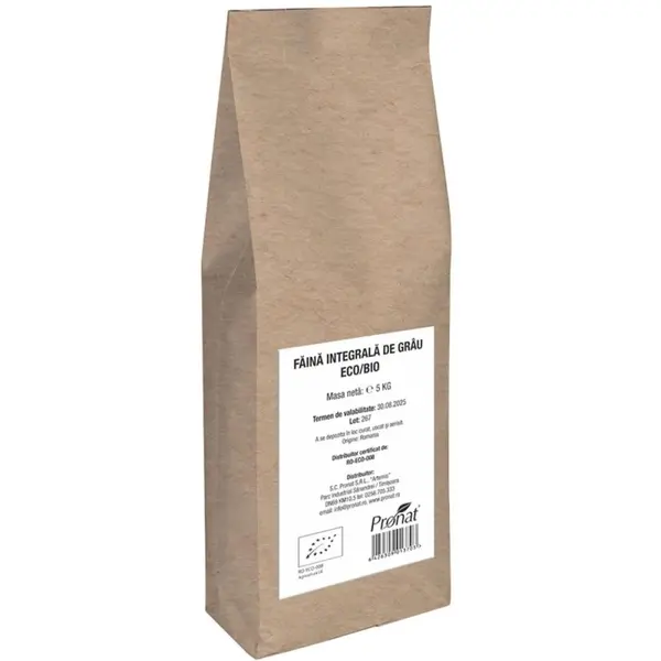Faina Integrala de Gau, Bio, 5 kg