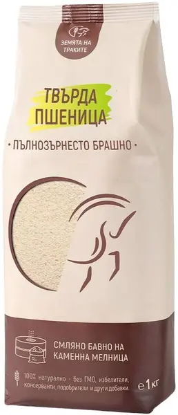 Făină integrală de grâu dur, 1 kg, Țara tracilor