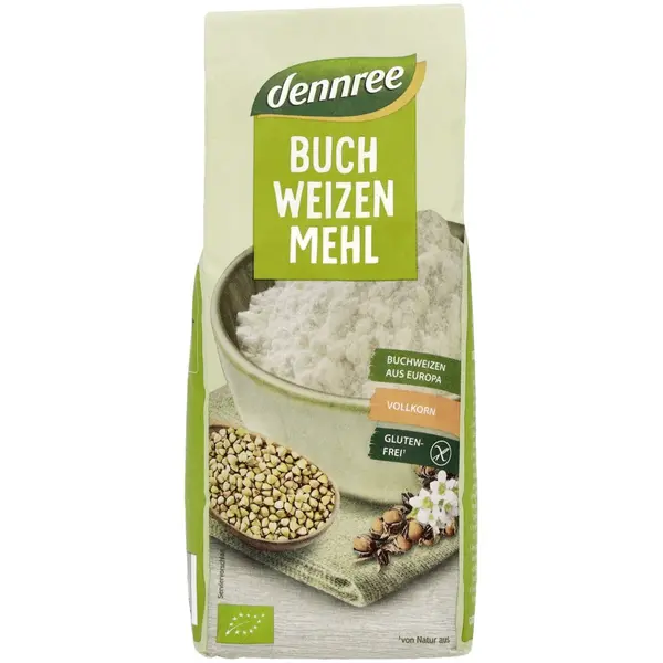 Faina integrala de hrisca fara gluten, eco - 500 g