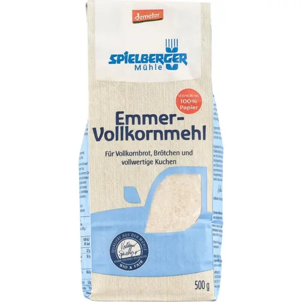 Faina integrala din emmer Demeter, eco - 500 g