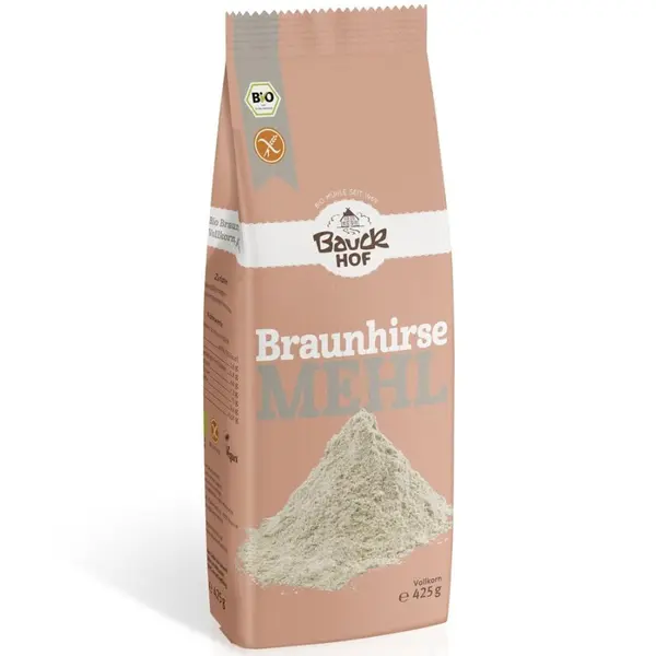 Faina integrala din mei brun fara gluten, eco - 425 g
