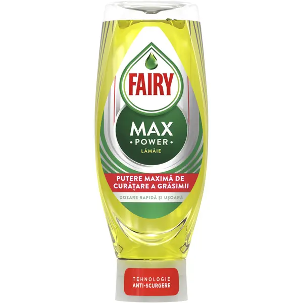 Fairy Detergent pentru vase, 730 ml, Max Power Lemon