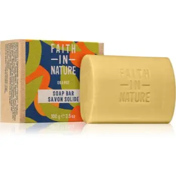 Faith In Nature Hand Made Soap Orange Sapun natural