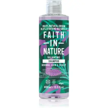 Faith In Nature Lavender & Geranium sampon natural pentru par normal spre uscat