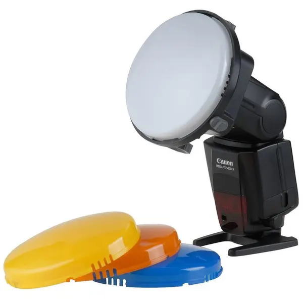 Falcon Eyes Filtre colorate pentru blitz pe patina cu adaptor universal