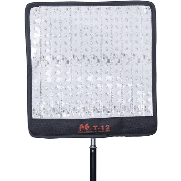 Falcon Eyes Panou LED Falcon Eyes T12 cu temperatura de culoare reglabila 2700-9999K + RGB