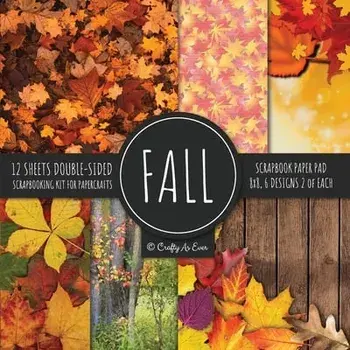 Fall Scrapbook Paper Pad 8x8 Scrapbooking Kit for Papercrafts, Cardmaking, Printmaking, DIY Crafts, Nature Themed, Designs, Borders, Backgrounds, Patt/***
