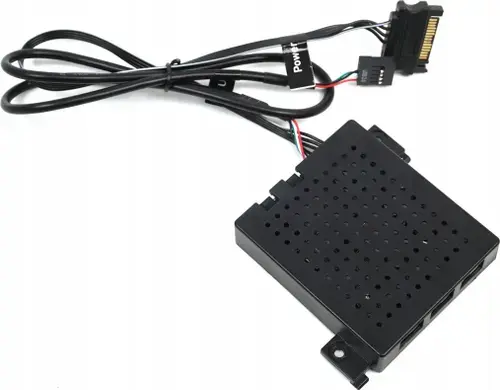 Fan controller NZXT AC-CRFR0-B1, 9 canale, 3-pin/4-pin, 12V (Negru)